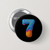 67 Eis-Drip-Meme Lustig Six Seven Gen-Alpha C Button (Vorne & Hinten)