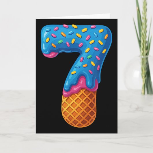 67 Eis-Drip-Meme Lustig Six Seven Gen-alpha C Karte (Vorderseite)