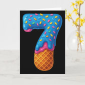 67 Eis-Drip-Meme Lustig Six Seven Gen-alpha C Karte (Gelbe Blume)