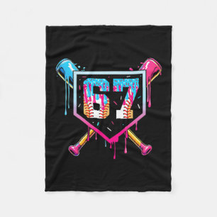 67 Eis-Drip-Meme Lustig Six Seven Gen Alpha ( Fleecedecke