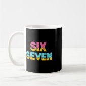 67 Eis-Drip-Meme Lustig Six Seven Gen Alpha S Kaffeetasse (Links)