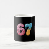 67 Eis-Drip-Meme Lustig Six Seven Gen Alpha S Kaffeetasse (Mittel)