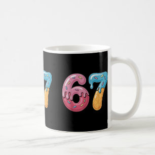 67 Eis-Drip-Meme Lustig Six Seven Gen Alpha S Kaffeetasse