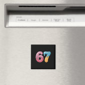 67 Eis Drip Meme Lustig Six Seven Gen Alpha S Magnet (In Situ (Geschirrspüler))