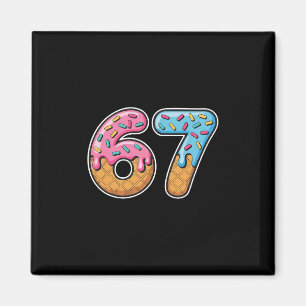 67 Eis-Drip-Meme Lustig Six Seven Gen Alpha S Magnet