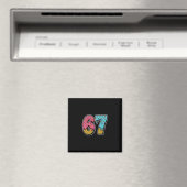 67 Eis-Drip-Meme Lustig Six Seven Gen Alpha S Magnet (In Situ (Geschirrspüler))