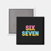 67 Eis-Drip-Meme Lustig Six Seven Gen Alpha S Magnet (Vorderseite/Rückseite)
