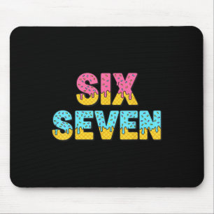 67 Eis-Drip-Meme Lustig Six Seven Gen Alpha S Mousepad