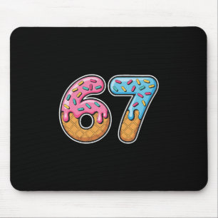 67 Eis-Drip-Meme Lustig Six Seven Gen Alpha S Mousepad