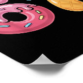 67 Eis-Drip-Meme Lustig Six Seven Gen Alpha S Poster (Ecke)