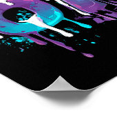 67 Eis-Drip-Meme Lustig Six Seven Gen Alpha S Poster (Ecke)