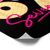 67 Eis-Drip-Meme Lustig Six Seven Gen Alpha S Poster (Ecke)