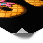 67 Eis-Drip-Meme Lustig Six Seven Gen Alpha S Poster (Ecke)
