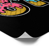 67 Eis-Drip-Meme Lustig Six Seven Gen Alpha S Poster (Ecke)