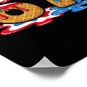 67 Eis-Drip-Meme Lustig Six Seven Gen Alpha S Poster (Ecke)