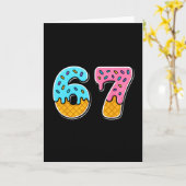 67 Eis-Drip-Meme Lustiges Trend-Meme für Männer W Karte (Gelbe Blume)