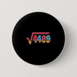 67 Eis-Drip-Meme-Mathe-Lehrer-Schule-Quadrat  Button