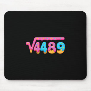 67 Eis-Drip-Meme Quadratwurzel 4489 Gen Alpha Mousepad