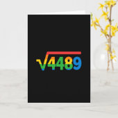 67 Eis-Drip-Meme Quadratwurzel 4489 Karte (Gelbe Blume)