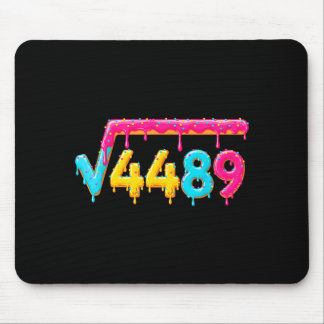 67 Eis-Drip-Meme Quadratwurzel 4489 Mathe-Lehrer Mousepad