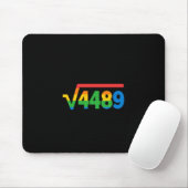 67 Eis-Drip-Meme Quadratwurzel 4489  Mousepad (Mit Mouse)