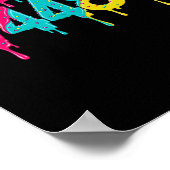 67 Eis-Drip-Meme Quadratwurzel 4489 Slang-Lehrerin Poster (Ecke)