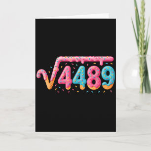 67 Eis-Drip-Meme Quadratwurzel 4489 Slang Mathe Karte