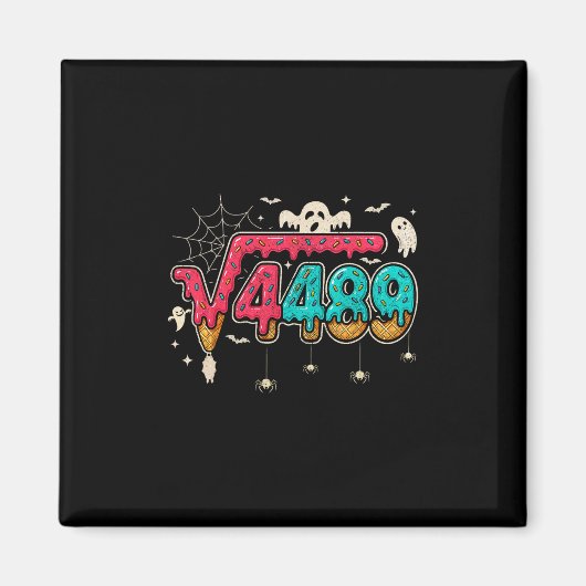67 Eis Drip Meme Quadratwurzel 4489 Slang Mathe Magnet (Vorne)
