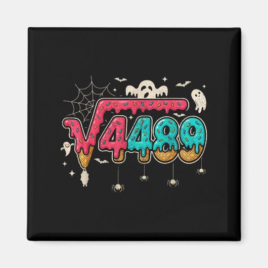 67 Eis-Drip-Meme Quadratwurzel 4489 Slang Mathe Magnet (Vorne)