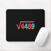 67 Eis-Drip-Meme Quadratwurzel 4489 Slang Mathe Mousepad (Mit Mouse)
