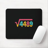 67 Eis-Drip-Meme Quadratwurzel 4489 Slang Mathe Mousepad (Mit Mouse)