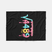 67 Eis-Drip-Meme Quadratwurzel 4489 Slang Mathemat Fleecedecke (Vorderseite (Horizontal))