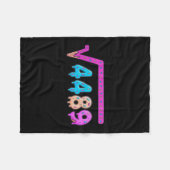 67 Eis-Drip-Meme Quadratwurzel 4489 Slang-Mathemat Fleecedecke (Vorderseite (Horizontal))