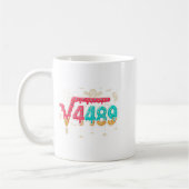 67 Eis-Drip-Meme Quadratwurzel 4489 Slang-Mathemat Kaffeetasse (Links)