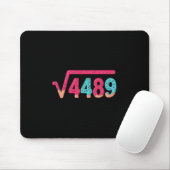 67 Eis-Drip-Meme Quadratwurzel 4489 Slang-Mathemat Mousepad (Mit Mouse)