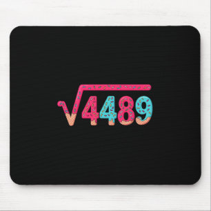 67 Eis-Drip-Meme Quadratwurzel 4489 Slang-Mathemat Mousepad