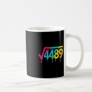 67 Eis-Drip-Meme Quadratwurzel 4489 Slang-Teetasse Kaffeetasse