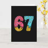 67 Eis-Drip-Meme Six Seven Game Day (auf Ck)  Karte (Gelbe Blume)