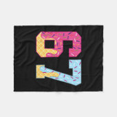 67 Eis-Drip-Meme Six Seven Gen Alpha-Slang 1 Fleecedecke (Vorderseite (Horizontal))