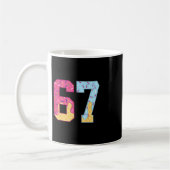 67 Eis-Drip-Meme Six Seven Gen Alpha-Slang 1 Kaffeetasse (Links)