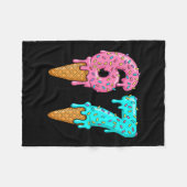 67 Eis-Drip-Meme Six Seven Gen Alpha-Slang  Fleecedecke (Vorderseite (Horizontal))