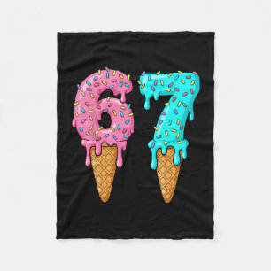 67 Eis-Drip-Meme Six Seven Gen Alpha-Slang Fleecedecke