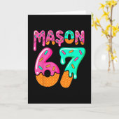 67 Eis-Drip-Meme Six Seven Gen Alpha-Slang M Karte (Gelbe Blume)