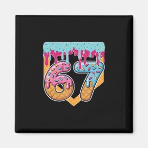 67 Eis-Drip-Meme Six Seven Gen Alpha-Slang  Magnet