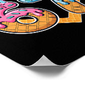 67 Eis-Drip-Meme Six Seven Gen Alpha-Slang Poster (Ecke)