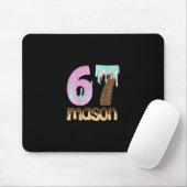 67 Eis-Drip-Meme Six Seven Gen Alpha Slang T Mousepad (Mit Mouse)