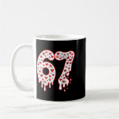 67 Eis-Drip-Meme Six Seven Gen Alpha Valenti Kaffeetasse (Links)