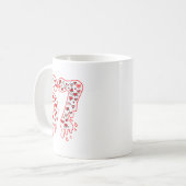 67 Eis-Drip-Meme Six Seven Gen Alpha Valenti Kaffeetasse (Vorderseite Links)