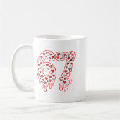 67 Eis-Drip-Meme Six Seven Gen Alpha Valenti Kaffeetasse (Links)