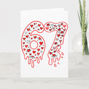 67 Eis-Drip-Meme Six Seven Gen Alpha Valenti Karte